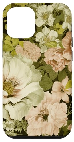 Vintage Pink -White Peony Blumenmuster Hülle für iPhone 12/12 Pro Vintage Pink -White Peony Blumenmuster Hülle für iPhone 12/12 Pro von Hübsche Blumendesigns