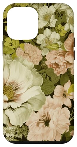 Vintage Pink -White Peony Blumenmuster Hülle für iPhone 12 mini Vintage Pink -White Peony Blumenmuster Hülle für iPhone 12 mini von Hübsche Blumendesigns