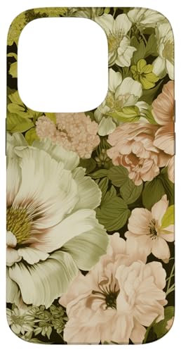 Vintage Pink -White Peony Blumenmuster Hülle für iPhone 14 Pro Vintage Pink -White Peony Blumenmuster Hülle für iPhone 14 Pro von Hübsche Blumendesigns