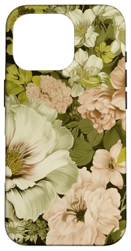 Vintage Pink -White Peony Blumenmuster Hülle für iPhone 16 Pro Vintage Pink -White Peony Blumenmuster Hülle für iPhone 16 Pro von Hübsche Blumendesigns