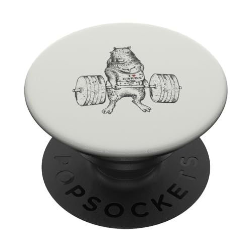 Capybara Lift PopSockets Klebender PopGrip Capybara Lift PopSockets Klebender PopGrip von Huebucket