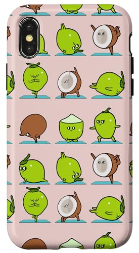 Coconut Yoga Hülle für iPhone X/XS Coconut Yoga Hülle für iPhone X/XS von Huebucket