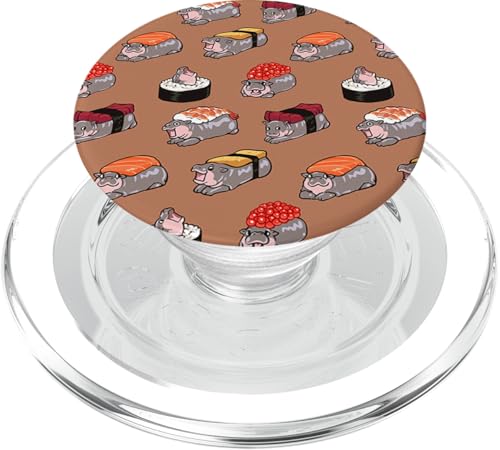 Hippo Sushi PopSockets PopGrip für MagSafe von Huebucket