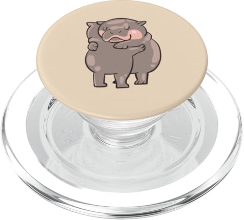 Hippo hugs PopSockets PopGrip für MagSafe von Huebucket