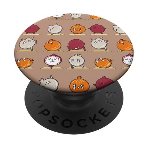 Onion Yoga PopSockets Klebender PopGrip Onion Yoga PopSockets Klebender PopGrip von Huebucket