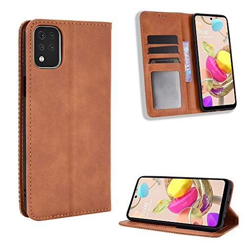 Hülle® Brieftasche Flip Handyhülle Kompatibel für LG K42(Muster 4) von Hülle