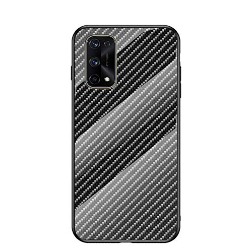 Hülle® Gradient Color Anti-Scratches Glass Case Compatible for Oppo Realme 7 Pro (1) von Hülle