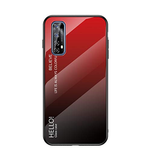 Hülle® Gradient Color Anti-Scratches Glass Case Compatible for Oppo Realme Narzo 20 Pro/Oppo Realme 7 (4) von Hülle