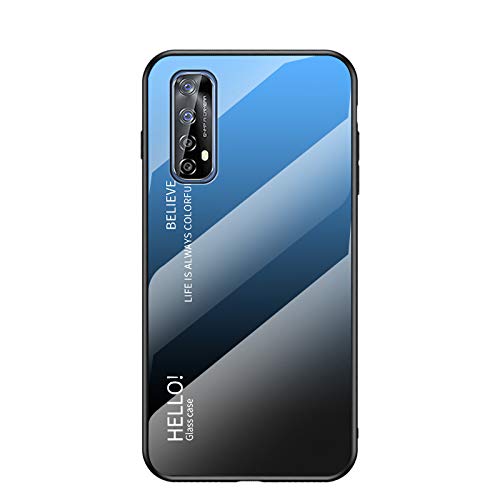 Hülle® Gradient Color Anti-Scratches Glass Case Compatible for Oppo Realme Narzo 20 Pro/Oppo Realme 7 (6) von Hülle