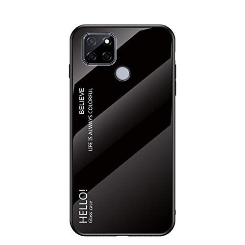 Hülle® Gradient Color Anti-Scratches Glass Case Compatible for Oppo Realme V3 5G (10) von Hülle