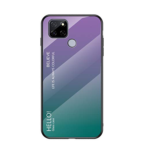 Hülle® Gradient Color Anti-Scratches Glass Case Compatible for Oppo Realme V3 5G (8) von Hülle