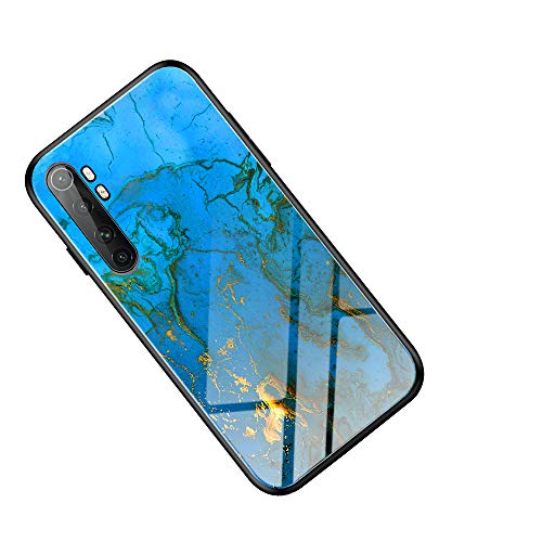 Hülle® Gradient Color Anti-Scratches Glass Case Compatible for Xiaomi Mi Note 10 Lite (5) von Hülle