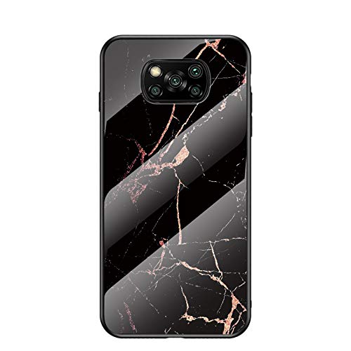 Hülle® Gradient Color Anti-Scratches Glass Case Compatible for Xiaomi Poco X3 NFC (5) von Hülle