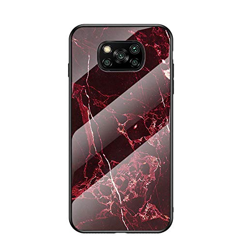 Hülle® Gradient Color Anti-Scratches Glass Case Compatible for Xiaomi Poco X3 NFC (6) von Hülle