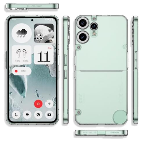 Hülle für CMF Phone 2 Pro Case Frosted Translucent Slim Handyhülle,Skin Feel Bumper Cover für Nothing CMF Phone 2 Pro(1) von Hülle