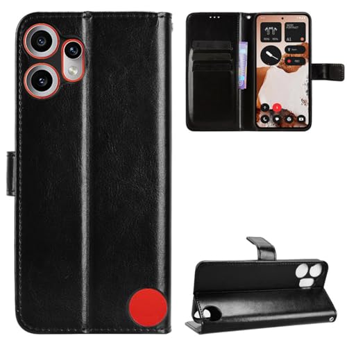 Hülle für CMF Phone 2 Pro Klapphülle Leder Flip Geldbörse,Ständer Wallet Handyhülle Folio Case Shell für Nothing CMF Phone 2 Pro(19) von Hülle