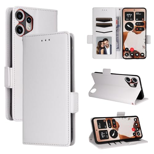 Hülle für CMF Phone 2 Pro Ständer Klapphüllen Magnetic Closure,Textur Leder Folio Handyhülle Case für Nothing CMF Phone 2 Pro(6) von Hülle