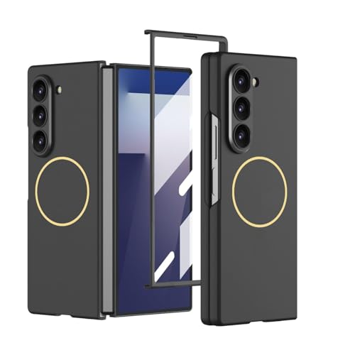 Hülle für Fold7 Handyhülle Glasfolie + Built-in Wireless Charge,Bumper Case Slim Cover für Samsung Galaxy Z Fold7(5) von Hülle