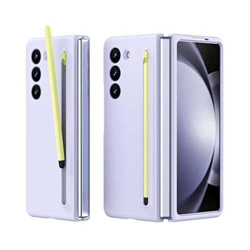 Hülle für Galaxy Fold5 Handyhülle + Stift + Glasfolie,Stiftschlitz Slim Case Bumper Shield für Samsung Galaxy Z Fold5(3) von Hülle
