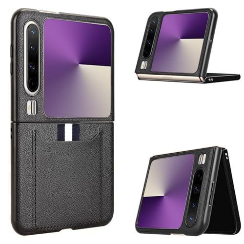 Hülle für Huawei Pura X Handyhülle,Card Slot Wallet Leder Case Skin Feel Bumper für Huawei Pura X(1) von Hülle