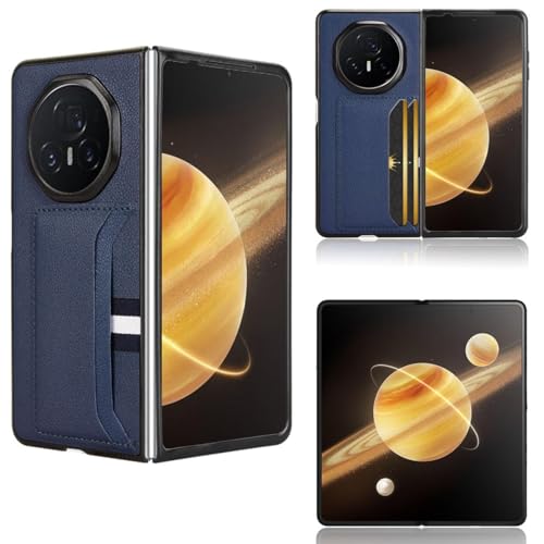 Hülle für Magic V3 Handyhülle,Card Slot Wallet Leder Case Skin Feel Bumper für Honor Magic V3(4) von Hülle