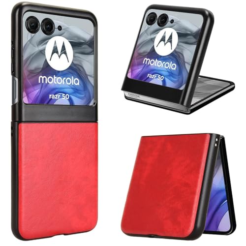 Hülle für Motorola Razr 60 Ultra Handyhülle,Stoßfänger Panzerung Slim Leder Case für Motorola Razr 60 Ultra(12) von Hülle