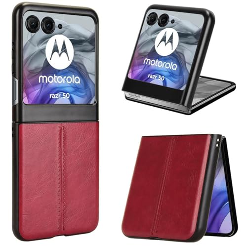 Hülle für Motorola Razr 60 Ultra Handyhülle,Stoßfänger Panzerung Slim Leder Case für Motorola Razr 60 Ultra(7) von Hülle