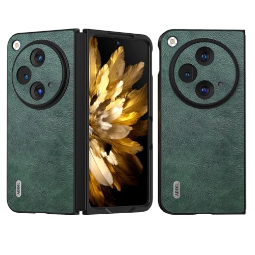 Hülle für OnePlus Open Handyhülle,Stoßfänger Panzerung Textur Leder Slim Case für OnePlus Open/Oppo Find N3(11) von Hülle