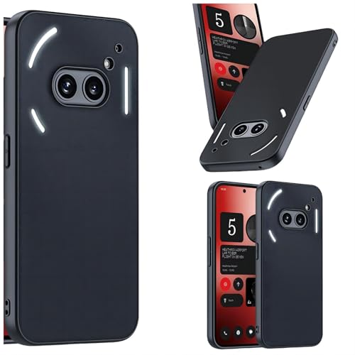 Hülle für Phone 2a Plus Handyhülle Plain Leder,Slim Case Skin Feel Bumper Shell für Nothing Phone 2a Plus(1) von Hülle