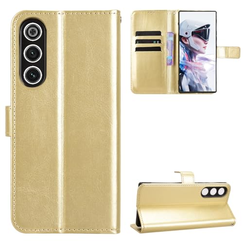 Hülle für RedMagic 10 Air Klapphülle Leder Flip Geldbörse,Ständer Wallet Handyhülle Folio Case Shell für ZTE Nubia RedMagic 10 Air(20) von Hülle