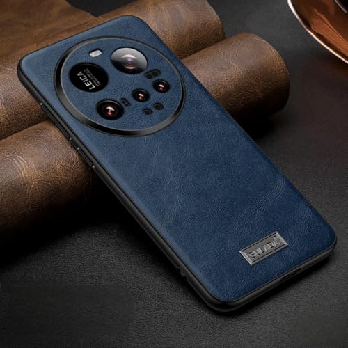 Hülle für Xiaomi 15 Ultra Handyhülle Texture Leder Cap,Slim Case Skin Feel Bumper Cover für Xiaomi 15 Ultra(2) von Hülle