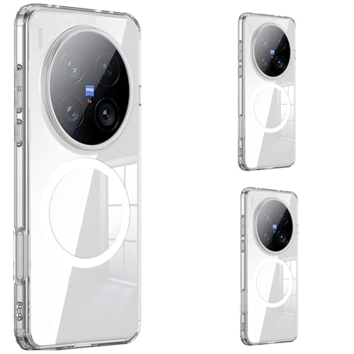 Hülle für vivo X200 Ultra Case Frosted Translucent Slim Handyhülle,Wireless Charging Skin Feel Bumper Cover für vivo X200 Ultra(2) von Hülle