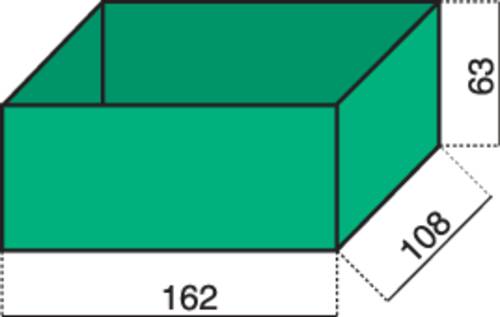 Hünersdorff Sortimentskoffer-Einsatz (L x B x H) 162 x 108 x 63mm Anzahl Fächer: 1 Inhalt 1St. von Hünersdorff