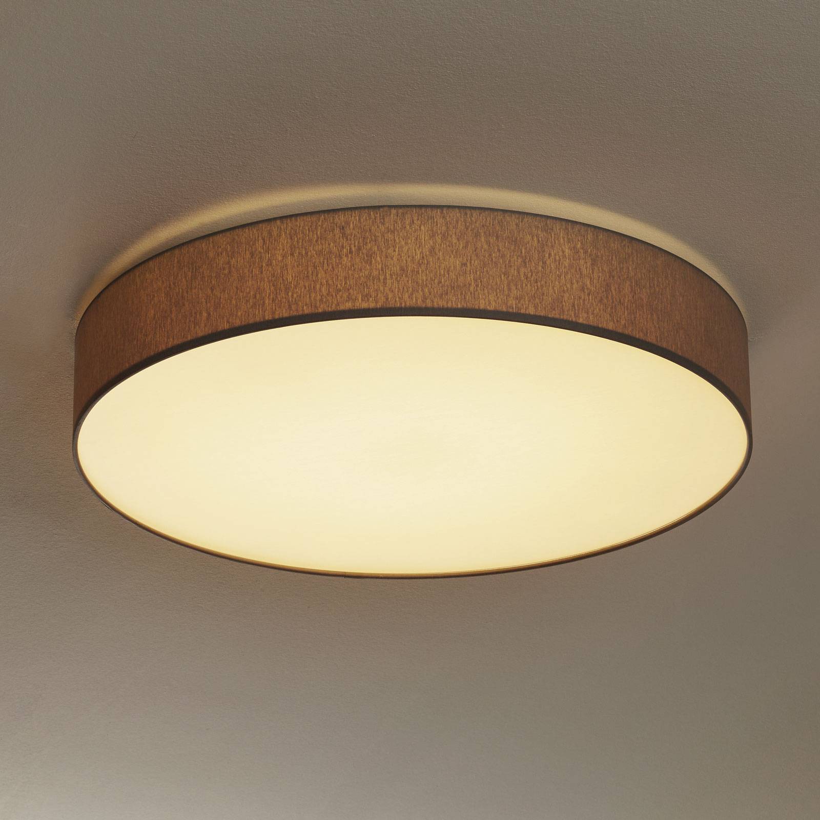 Dimmbare LED-Deckenleuchte Luno, hellgrau Dimmbare LED-Deckenleuchte Luno, hellgrau von Hufnagel