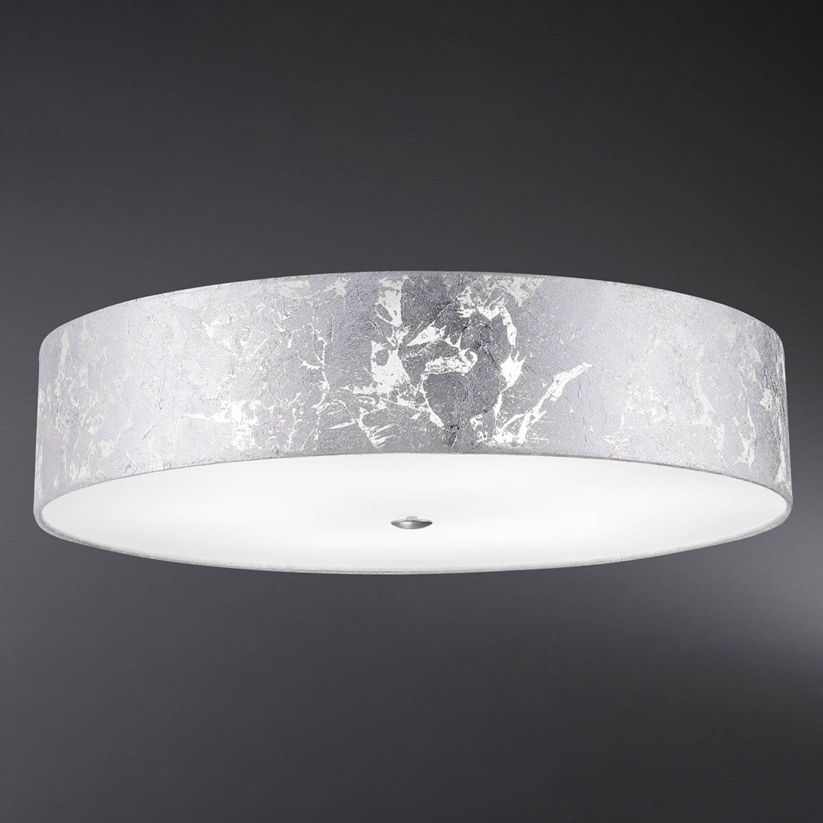 Loop - Deckenlampe mit Blattsilber-Schirm Loop - Deckenlampe mit Blattsilber-Schirm von Hufnagel