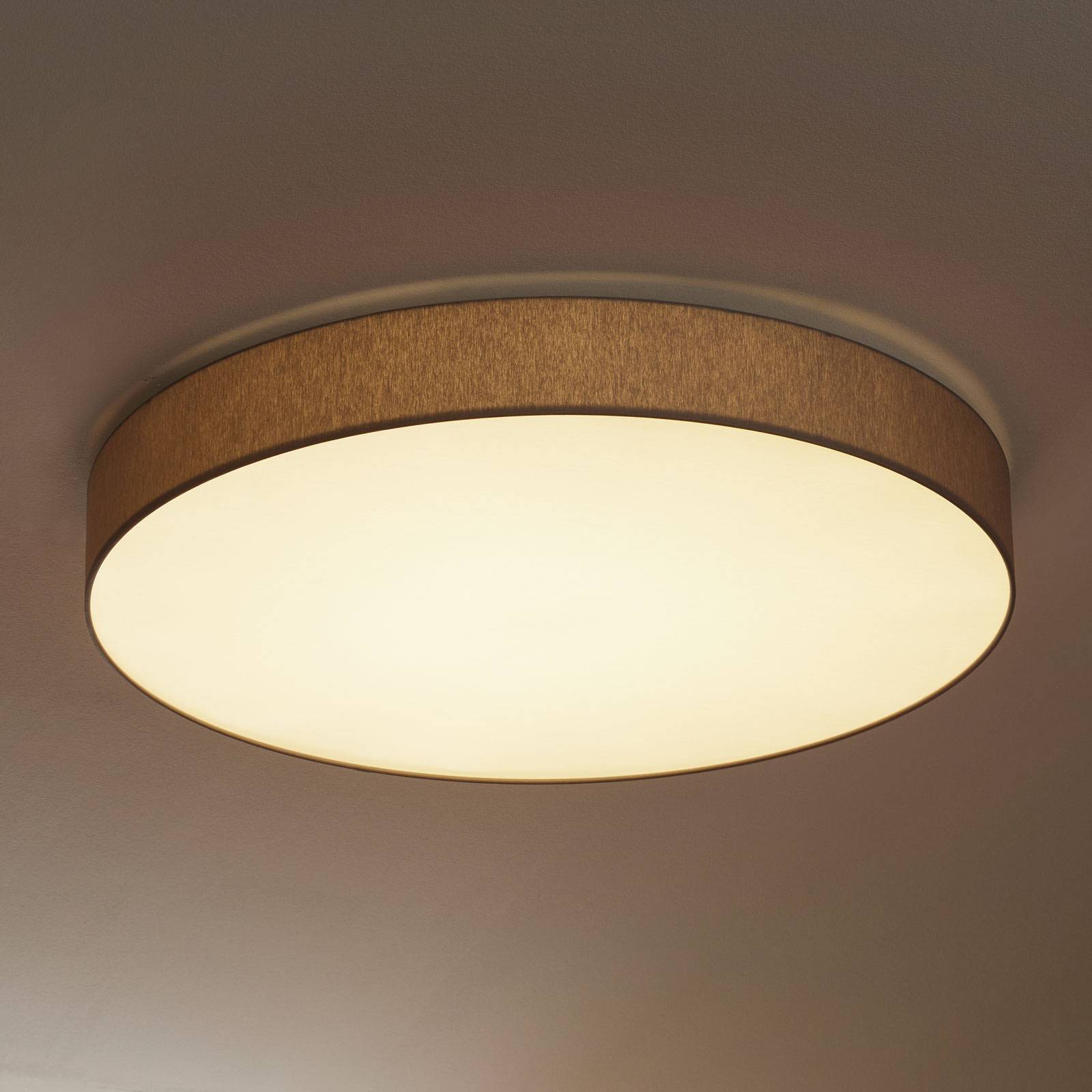 Runde LED-Deckenlampe Luno mit Dimmfunktion von Hufnagel
