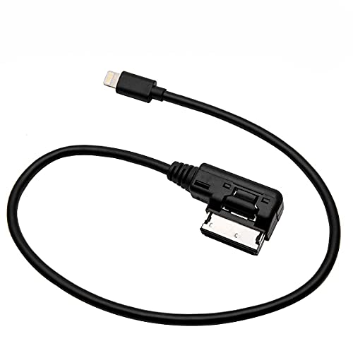 HugeAuto Bluetooth 4.0 Adapterkabel für Audi, AMI MMI 2G / 3G MDI mit DEB Port Charger Audiokabel für Audi-n.Alfa Romeo/Fiat/Lancia 3,5 MM MDEic Audio Interface Eingangskabel + 2 Tasten von HugeAuto