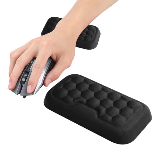 Ergonomische Handgelenkauflage，Ellenbogenstütze aus Memory-Schaumstoff für Schreibtisch ，Reduziert Arm，und Ellenbogenbelastung beim Computerarbeiten von Hugfads