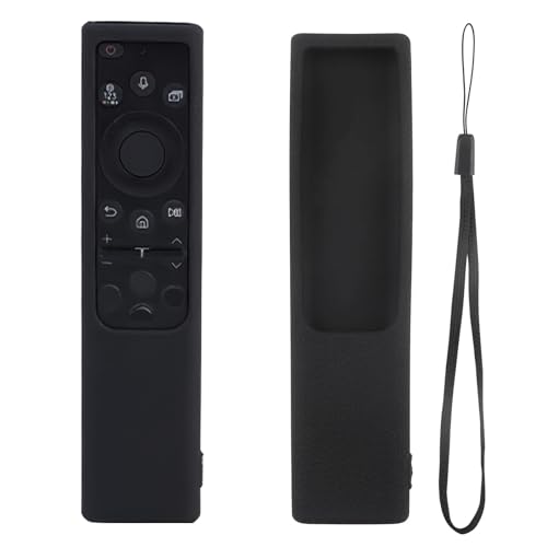 Schwarz Hochwertige Fernbedienungshülle für Samsung Smart TV Fernbedienungen,Schützt vor Stößen und Verlust,Kompatibel mit verschiedenen Modellen,Rutschfestes Design,Leuchtende Farben für einfaches A Schwarz Hochwertige Fernbedienungshülle für Samsung Smart TV Fernbedienungen,Schützt vor Stößen und Verlust,Kompatibel mit verschiedenen Modellen,Rutschfestes Design,Leuchtende Farben für einfaches A von Hugfads