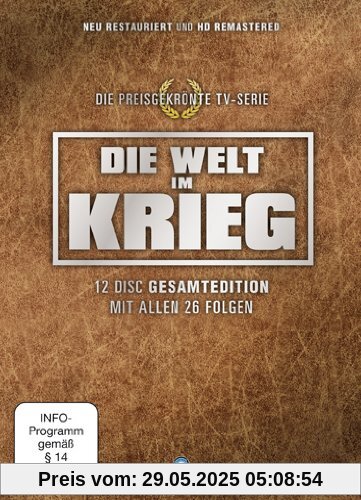 Die Welt im Krieg Box - Gesamtedition [12 DVDs] von Hugh Raggett