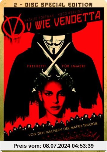 V wie Vendetta (2 DVDs, Limited Edition, Steelbook) [Special Edition] von Hugo Weaving