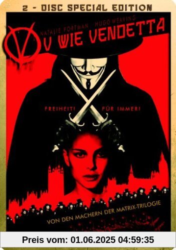 V wie Vendetta (2 DVDs, Limited Edition, Steelbook) [Special Edition] von Hugo Weaving