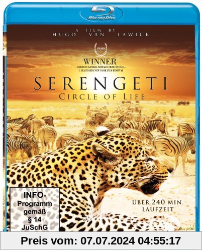 Serengeti - Circle of Life (Blu-ray) von Hugo van Lawick