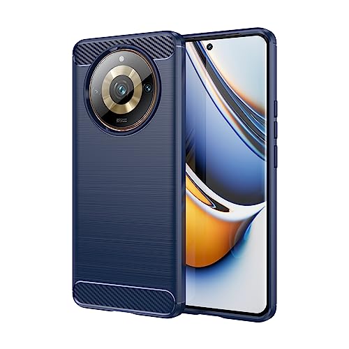 HuiYouMY 1Pcs hülle Compatible with Realme 11 Pro 5G,hülle silikon stoßfest Compatible with Realme 11 Pro 5G schutzhülle handyhülle Tasche case Navy von HuiYouMY