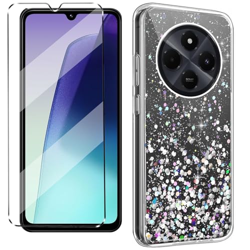 HuiYouMY Glitzer Bling hülle mit Glas 1Pcs Compatible with Xiaomi Redmi 14C Folie, hülle silikon stoßfest für Xiaomi Redmi 14C schutzhülle schutzfolie schutzglas Folie handyhülle Clear HuiYouMY Glitzer Bling hülle mit Glas 1Pcs Compatible with Xiaomi Redmi 14C Folie, hülle silikon stoßfest für Xiaomi Redmi 14C schutzhülle schutzfolie schutzglas Folie handyhülle Clear von HuiYouMY