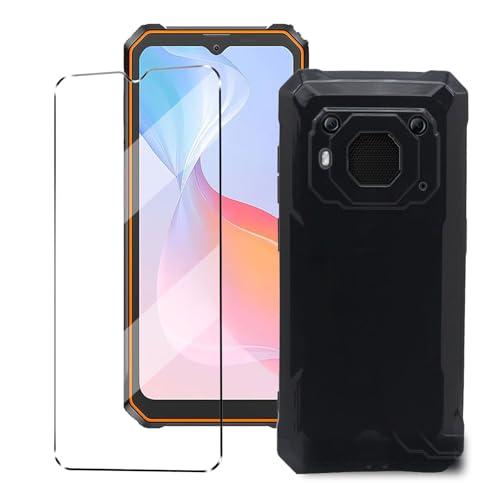 HuiYouMY hülle mit panzeglas 1PCS Compatible with Blackview BV6200 Pro Folie, hülle silikon stoßfest Compatible with Blackview BV6200 Pro schutzhülle schutzfolie schutzglas handyhülle Black von HuiYouMY