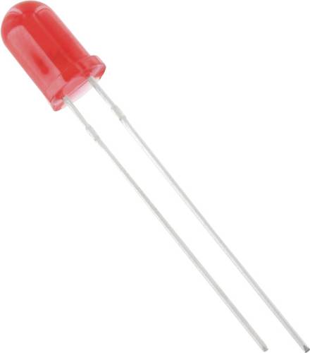 HuiYuan 5003R2D-EHA-S LED bedrahtet Rot Rund 5mm 75 mcd 50° 20mA von HuiYuan
