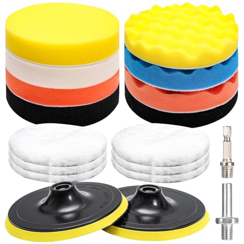 150mm Polierschwämme Pads,18 Stück Polier set,Auto Polierpads,Auto Schwämme Pads Polieraufsatz,Auto Polieren Pads für Akkuschrauber,Poliermaschine,Polierauflage,Bohrmaschine Polieren,Schleifen,Wachsen 150mm Polierschwämme Pads,18 Stück Polier set,Auto Polierpads,Auto Schwämme Pads Polieraufsatz,Auto Polieren Pads für Akkuschrauber,Poliermaschine,Polierauflage,Bohrmaschine Polieren,Schleifen,Wachsen von Huifoo