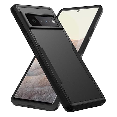 Huisyia Google Pixel 8 Pro Handyhülle, TPU + PC Hochleistungsschutz Stoßfeste Hülle für Google Pixel 8 Pro, Schwarz von Huisyia