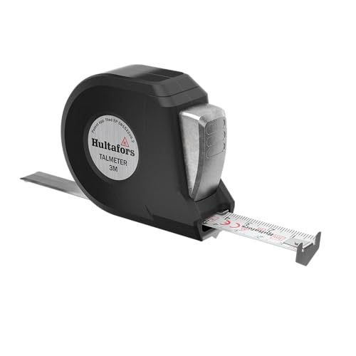 Talmeter Bandmaß 3 Meter I Hultafors I 7-in-1 Massband mit patentierter Zusatzfunktion für Innen- und Aussenmessungen I Genauigkeitsklasse II I Made in EU I 359203 von Hultafors